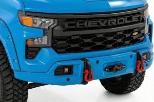 Chevrolet Silverado 1500 Bumper - Front - Rough Country - FXS - Glacier Blue - '23-'26